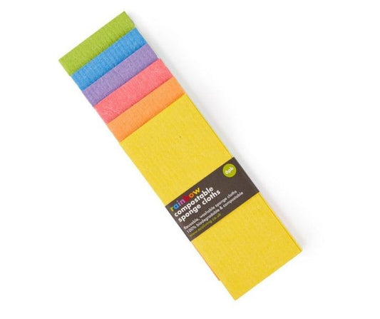 Switch to Eco-Friendly Cleaning in Scotland with Natural Sparkle’s Rainbow Sponge Cloths