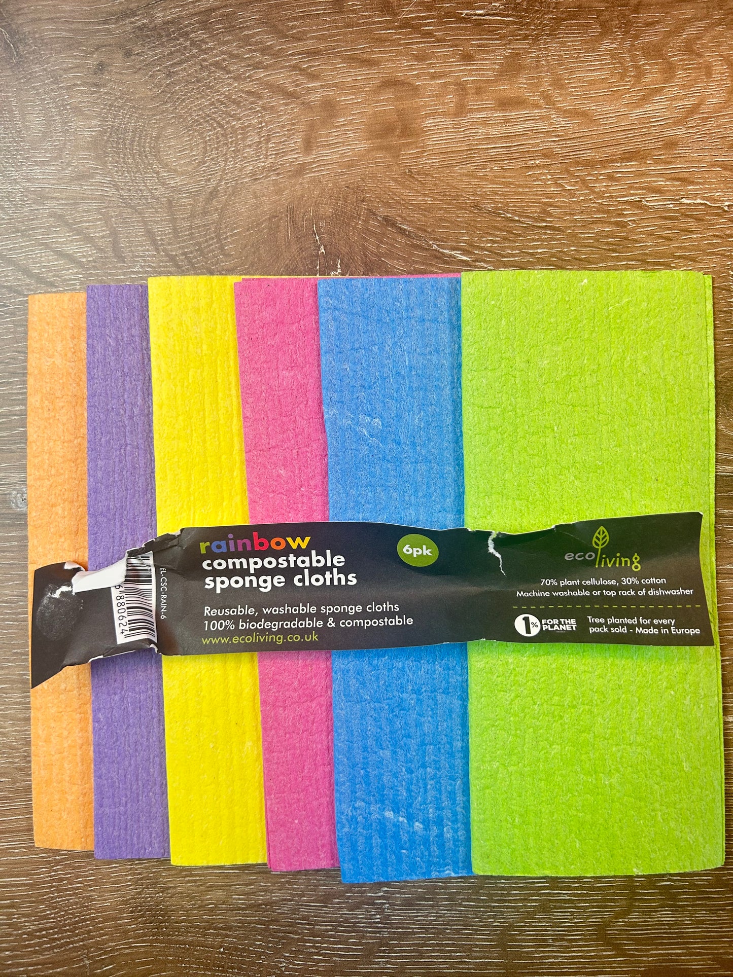 Damaged Rainbow Cloths Packaging