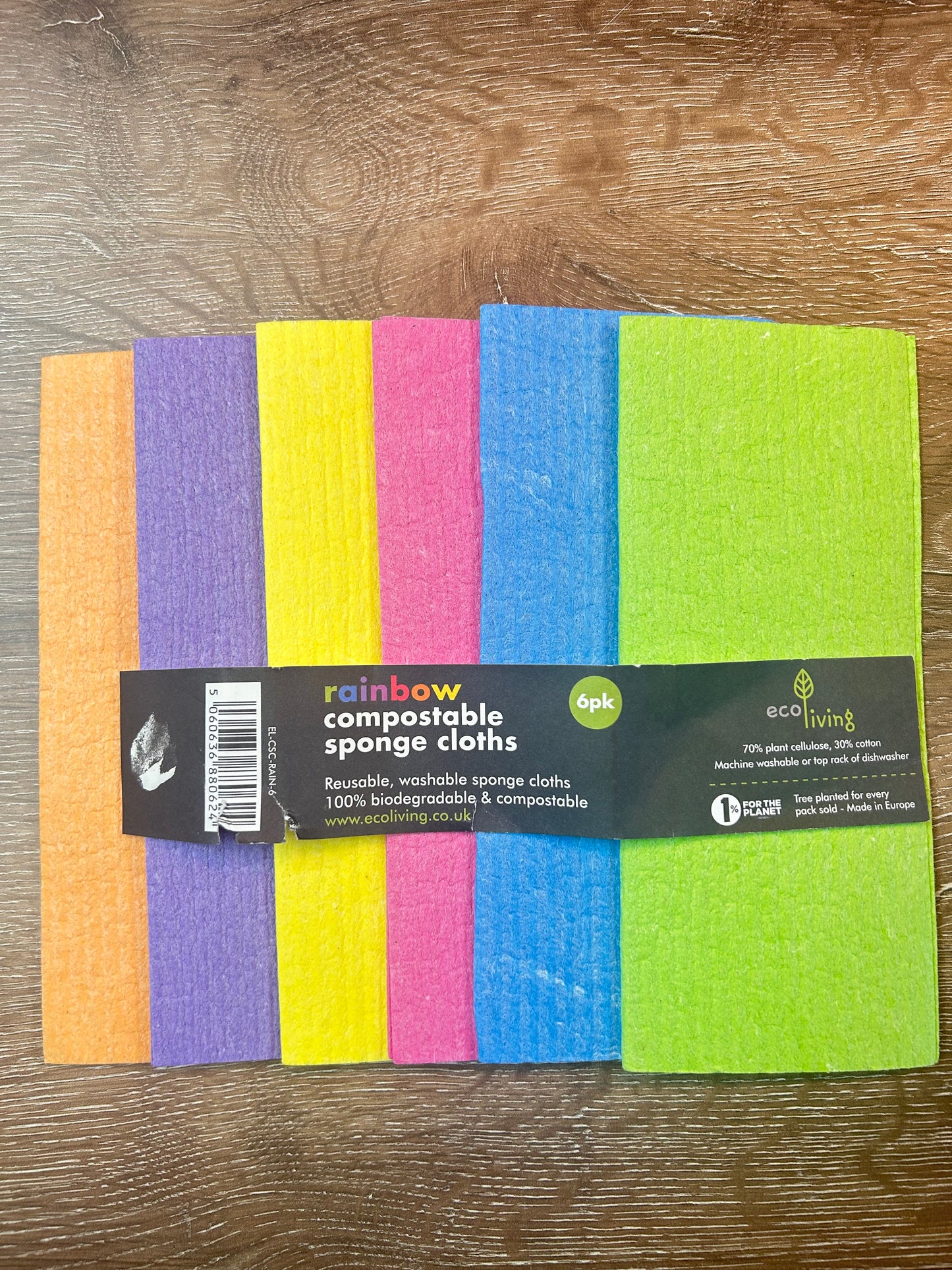 Damaged Rainbow Cloths Packaging