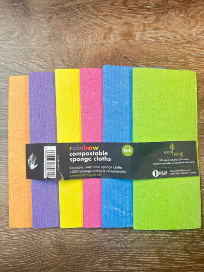 Damaged Rainbow Cloths Packaging
