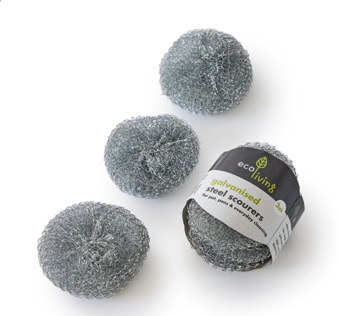 Steel Scourers - 3 Pack