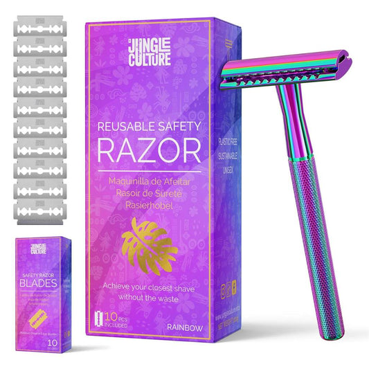 Safety Razor (Rainbow) - Blades included