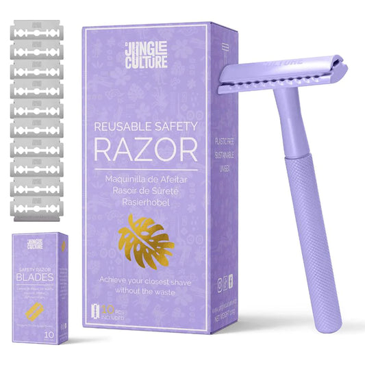 Safety Razor (Lilac) - Blades included