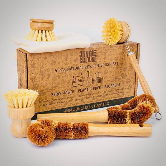 Jungle Culture 6 Kitchen Brush Set