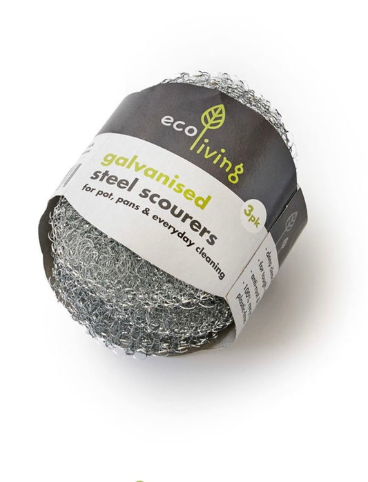 EcoLiving Galvanised Steel Scourer