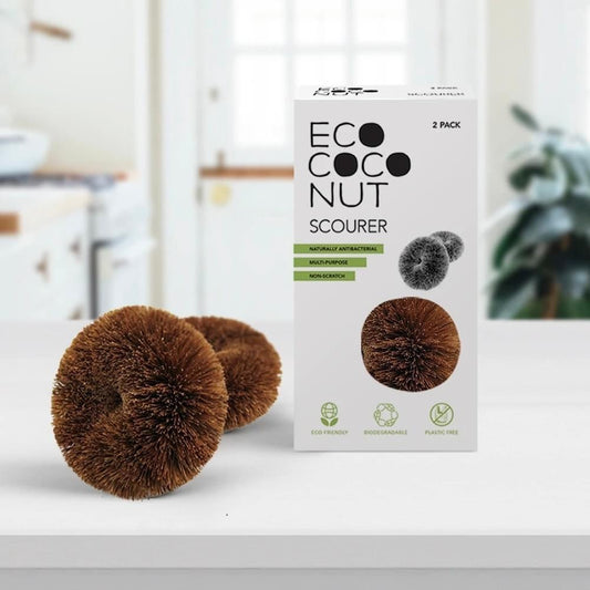 EcoCoconut Scourers - Pack of 2